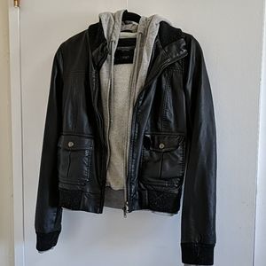 Obey leather jacket